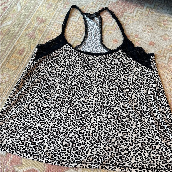 Rene Rofe Large GUC Leopard Print Women's Sleepwear Set COZY COMFY SOFT - Picture 3 of 4